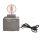 CONCRETE TABLE LAMP-D:160