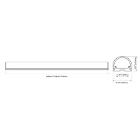 LED Modul für Umrüstsatz Raster-Langfeldleuchte T5E-1500-53W, 7200lm,  3000/4000K einstellbar. Leistung einstellbar 40W/45W/48W/53W, 1449x18,5x14,5mm