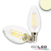 E14 LED Kerze, 4W, klar, warmweiß, dimmbar