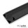 LED Eckprofil CORNER11 Aluminium schwarz  RAL 9005, 200cm