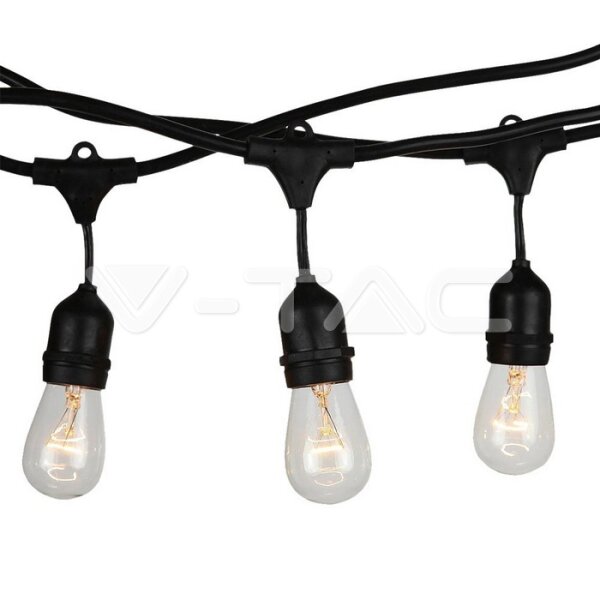 LED STRING LIGHT WITH EURO PLUG AND WP SOCKET ( 5 METER -10 BULBS )