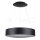 30W LED SURFACE SMOOTH PENDANT LIGHT 3000K BLACK DIMMABLE