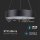 30W LED SURFACE SMOOTH PENDANT LIGHT 3000K BLACK DIMMABLE