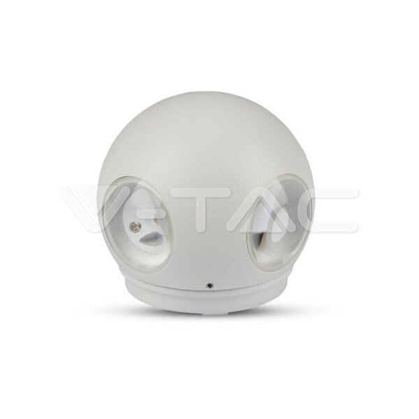 4W-LED WALL LIGHT( ROUND )-IP65-WHITE BODY-4000K