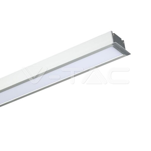 40W LED LINEAR RECESSED LIGHT WITH SAMSUNG CHIP 6400K 5YRS WARRANTY-SILVER BODY