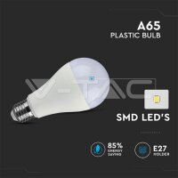 A80-E27-18W-PLASTIC BULB-3000K