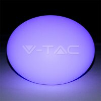 LED OVAL BALL LIGHT WITH RGB-D20*14CM