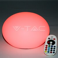 LED OVAL BALL LIGHT WITH RGB-D20*14CM