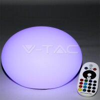 LED OVAL BALL LIGHT WITH RGB-D20*14CM