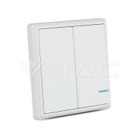 WIRELESS SWITCH 2 GANG WAY IP54