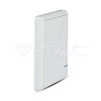 WIRELESS SWITCH 2 GANG WAY IP54