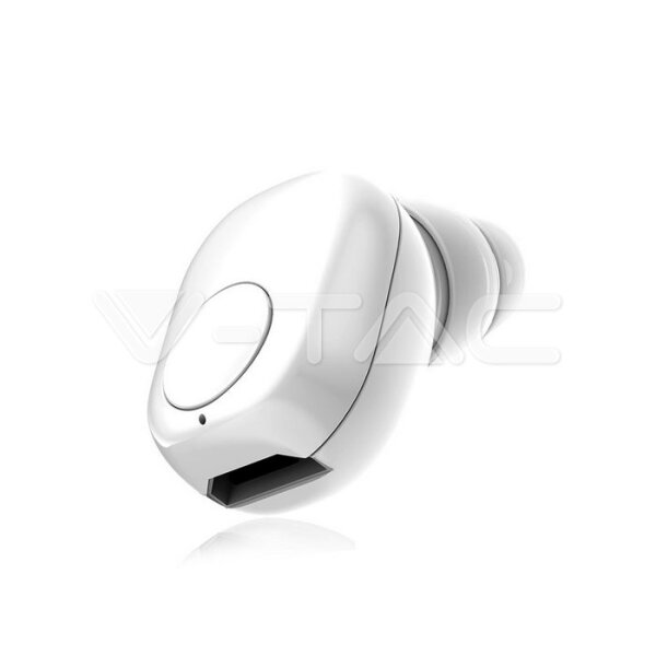 BLUETOOTH HEADSET-55mah BATTERY-WHITE MINI