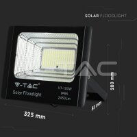 35W-LED SOLAR FLOODLIGHT-6400K