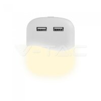 LED NIGHT LIGHT WITH USB-SQUARE-LED BY SAMSUNG-4000K