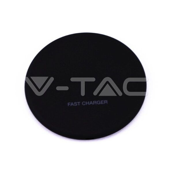 WIRLESS CHARGER( BLACK )5A FAST CHARGING-ROUND