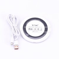 WIRLESS CHARGER( WHITE )5A FAST CHARGING-ROUND