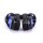 BLUETOOTH WIRELESS HEADPHONE WITH ROTABLE HEAD-500mAh-BLUE W/BAG