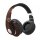 BLUETOOTH WIRELESS HEADPHONE WITH ADJUSTABLE HEAD-500mAh-BROWN W/BAG