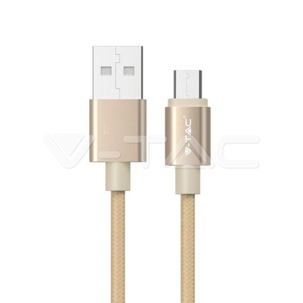 1M MICRO USB CABLE-GOLD-PLATINUM SERIES