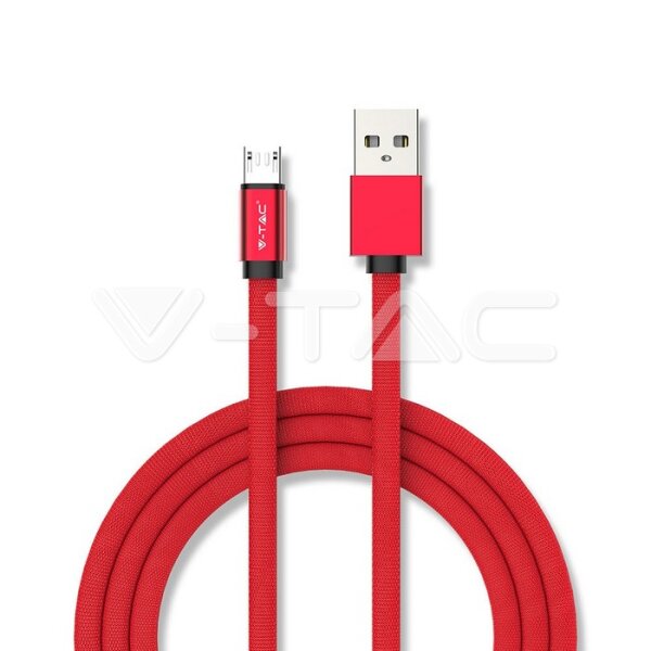 1M MICRO USB CABLE-RED-RUBY SERIES