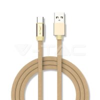 1M TYPE-C USB CABLE-GOLD-RUBY SERIES