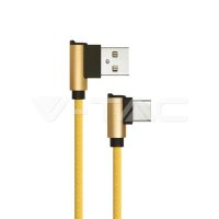 1M TYPE-C USB CABLE-GOLD-DIAMOND SERIES