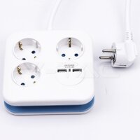 3WAYS SOCKET WITH USB-SQ-3G-1.5MM*1.4M