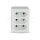 3OUTLET ADAPTER-2.5A-WHITE-LABEL+POLY BAG