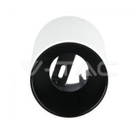 GU10 FITTING ROUND WHITE+BLACK