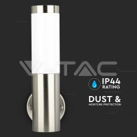 WALL LAMP WITH STAINLESS STEEL BODY IP44