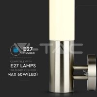 WALL LAMP WITH STAINLESS STEEL BODY IP44