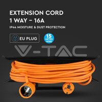 EXTENSION CORD( 3G 1.5MM*15M )-1 WAY-16A-IP44-ORANGE & BLACK