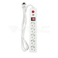 5 WAYS SAFE SOCKET WITH LIGHTED SWITCH( 3G 1.5MM*1.4M )