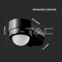 INFRARED MOTION SENSOR-BLACK BODY