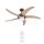 60W-LED CEILING FAN WITH RF CONTROL-4 BLADES-AC MOTOR