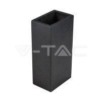 CONCRETE WALL LAMP 2xG9 DARK GREY