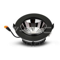 30W-LED REFLECTOR COB DOWNLIGHT-BLACK HOUSING-LED BY SAMSUNG-6400K