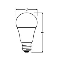 PARATHOM CL A  FR 60 non-dim  8,5W/827 E27