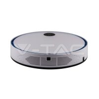 ROBOTIC VACUUM CLEANER WITH REMOTE CONTROL-WHITE & BLUE