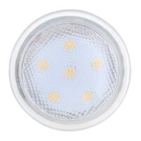 LED Leuchtmittel Glas Klar, 1xGU10 LED