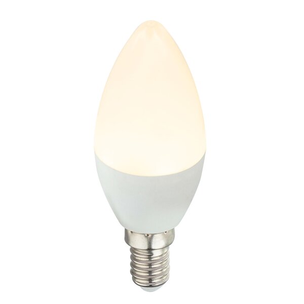 LED Leuchtmittel Kunststoff opal, 1xE14 LED