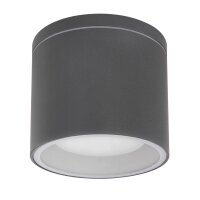 Außenleuchte Aluminium anthrazit, 1xGX53 LED