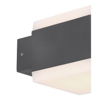 Außenleuchte Aluminium anthrazit, 1xRGBW LED