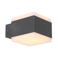 Außenleuchte Aluminium anthrazit, 1xRGBW LED