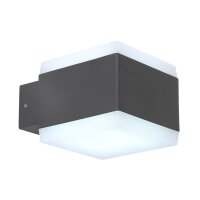 Außenleuchte Aluminium anthrazit, 1xRGBW LED