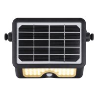 Solarleuchte Kunststoff schwarz, 1xLED