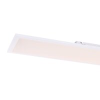 Deckenleuchte Aluminium weiß, 1xRGBW LED