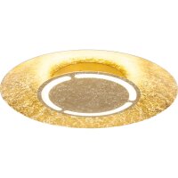 Deckenleuchte Metall goldfarben, 1xLED