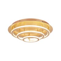 Deckenleuchte Metall blattgold, 1xLED