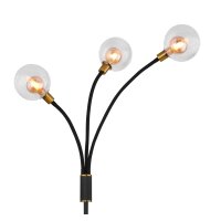 Stehleuchte Metall goldfarben, 3xG9 LED